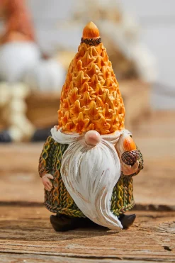 Decorator's Warehouse 5" Resin Harvest Gnome Figurine > Fall Decor|Fall Decor