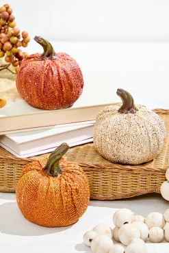 Decorator's Warehouse 4" Resin Harvest Pumpkin > Fall Decor|Fall Decor