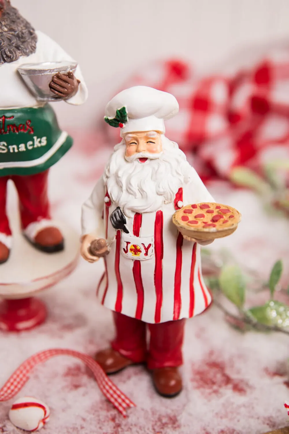 Decorator's Warehouse 8" Resin Holiday Chef Santa > Christmas Decor|Christmas Accents