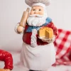Decorator's Warehouse 12" Resin Holiday Chef Santa > Christmas Decor|Christmas Accents