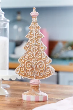 Decorator's Warehouse 13.5" Resin Icing Gingerbread Tree > Santa'S Sweet Shoppe|Christmas Accents
