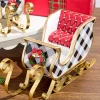 Decorator's Warehouse Resin & Metal Holiday Sleigh, White - Set Of 2 > Nutcracker|Christmas Accents