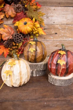 Decorator's Warehouse 6” Resin Pumpkin Figure > Fall Decor|Fall Decor