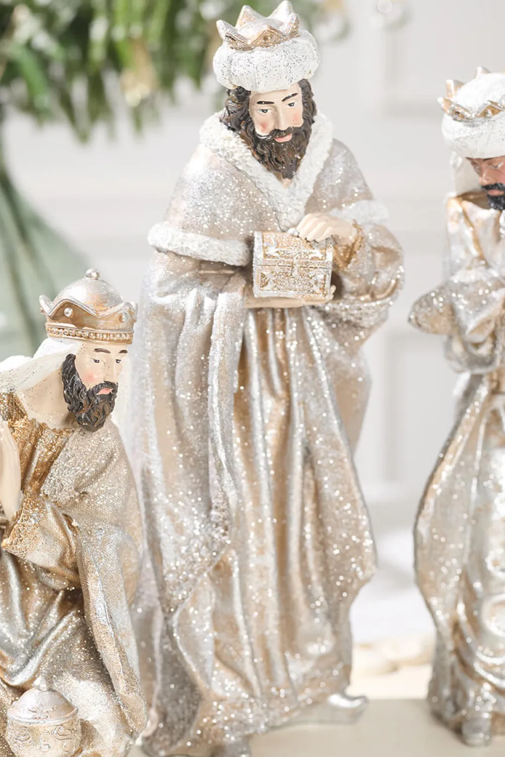 Decorator's Warehouse 11-16" Resin Renaissance Three Kings > Christmas Decor|Natural Elegance