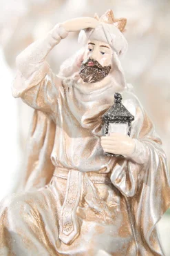 Decorator's Warehouse 16" Resin Renaissance Three Kings with Animals - Set of 3 > Christmas Decor|Natural Elegance