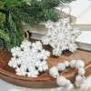Decorator's Warehouse 5” Resin Snowflake Ornament > Christmas Ornaments|Winter Woodland