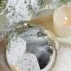 Decorator's Warehouse 5" Round Antique Silver Mercury Glass Ball Ornament > White Christmas|Christmas Decor