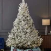 Decorator's Warehouse 7.5' Royal Oaks Flocked Tree with 690 Warm White LED Lights > Christmas Decor|Flocked Or White