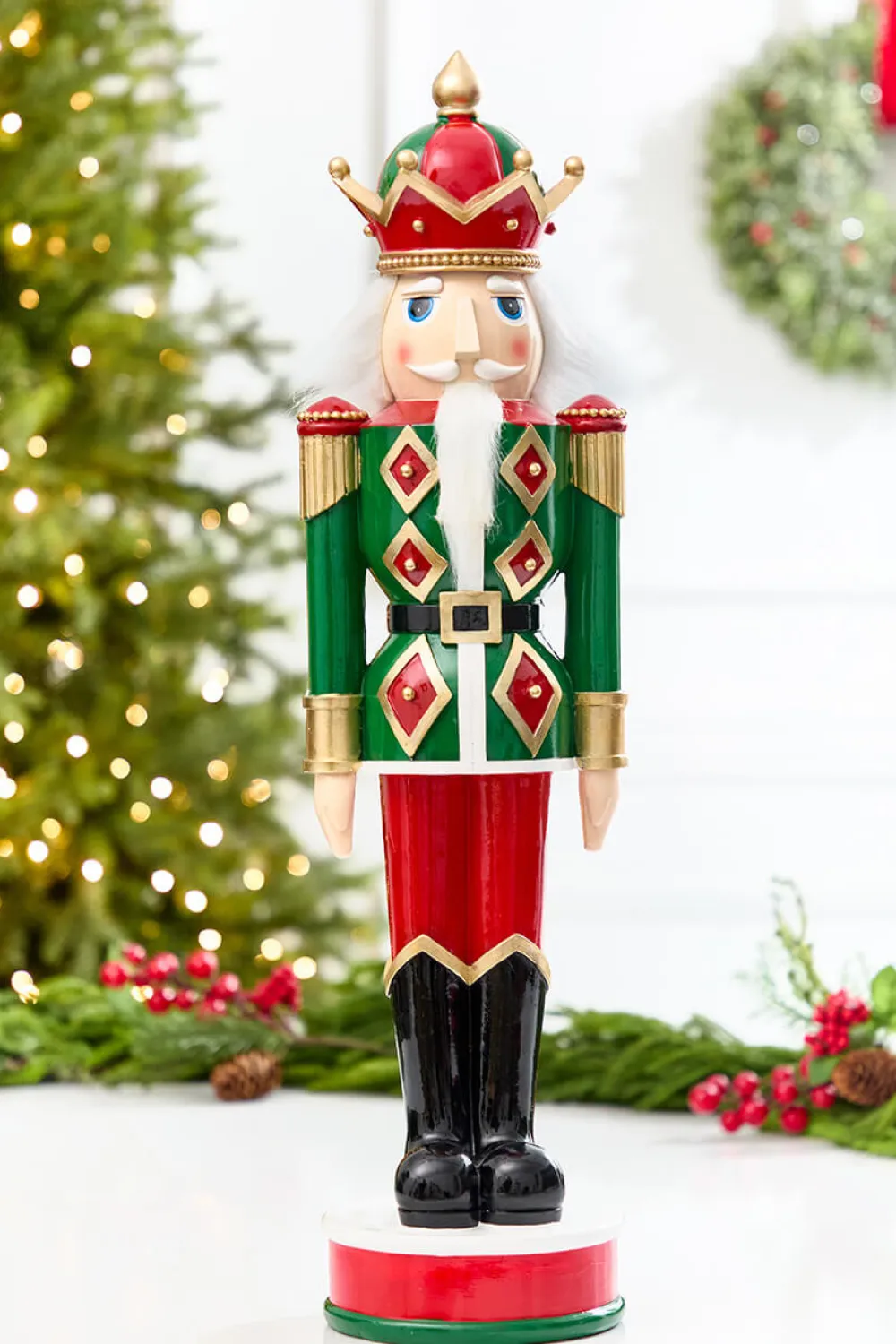 Decorator's Warehouse 24.5" - 26" Royal Resin Soldier > Santas & Angels|Nutcracker