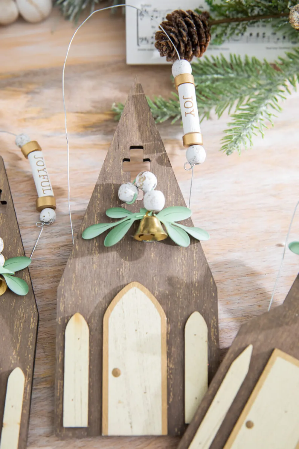 Decorator's Warehouse 8" Rustic Church Ornament > Christmas Decor|Nativity Ornaments