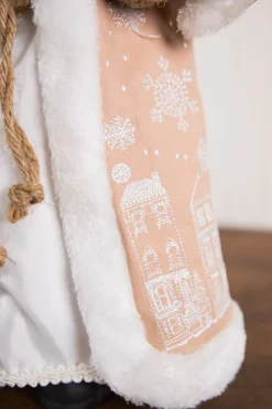 Decorator's Warehouse 19” Santa Figure with Snowflake & Tree > Winter Woodland|Santas & Angels
