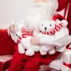 Decorator's Warehouse 14” Santa in Chair With Bears > Santas & Angels|Christmas Sale
