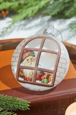 Decorator's Warehouse 5” Santa In Window Ornament > Christmas Ornaments|Christmas Ornaments