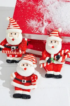 Decorator's Warehouse 5" Santa Resin Ornament > Christmas Ornaments|Christmas Decor