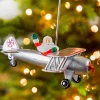 Decorator's Warehouse Santa's Biplane Tree Topper > Tree Toppers|Christmas Decor