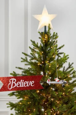 Decorator's Warehouse Santa's Biplane Tree Topper > Tree Toppers|Christmas Decor