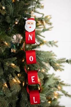 Decorator's Warehouse 14” Santa/Snowman Metal Ornament > Christmas Sale|Christmas Decor