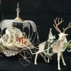 Decorator's Warehouse 40" Santa with Carriage and Deer - Mark Roberts > Mark Roberts