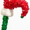 Decorator's Warehouse 23" Sequin Elf Legs Spray > Christmas Decor|Christmas Sprays