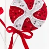 Decorator's Warehouse 24" Sequin Peppermint Spray > Christmas Sprays|Christmas Decor