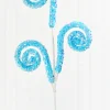 Decorator's Warehouse 28" Sequin Spiral Curly Spray - Blue > Santa'S Sweet Shoppe|Christmas Sprays
