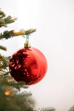 Decorator's Warehouse 3.9” Shiny/Matte Christmas Red Shatterproof Ornaments - Set of 4 > Cardinal|Nutcracker