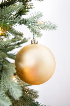 Decorator's Warehouse 3.1” Shiny/Matte Light Gold Shatterproof Ornaments - Set of 6 > Nutcracker|Boxed Sets
