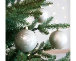 Decorator's Warehouse 3.9” Shiny/Matte Pearl Shatterproof Ornaments - Set of 4 > Boxed Sets|Christmas Decor