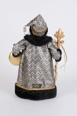 Decorator's Warehouse Silver and Gold Noel Santa > Karen Didion