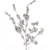 Decorator's Warehouse 18” Silver Glitter Dew Berry Spray > White Christmas|Christmas Sprays