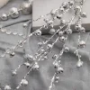Decorator's Warehouse 30” Silver Pomegranate Glitter Spray > White Christmas|Christmas Decor