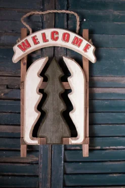 Decorator's Warehouse Sled with Embedded Tree Décor > Sale|Christmas Sale