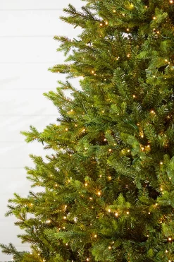 Decorator's Warehouse 9' Slim Southern Fir with 1500 3mm Lights > 9 Feet|Green