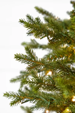 Decorator's Warehouse 9' Slim Southern Fir with 1500 3mm Lights > 9 Feet|Green