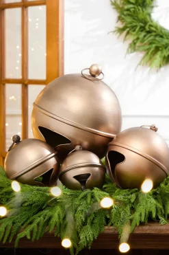 Decorator's Warehouse 6.6" Small Heritage Bronze Bell > Christmas Decor|Christmas Ornaments