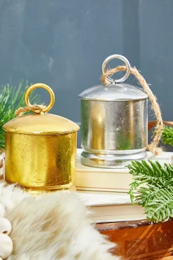 Decorator's Warehouse 5” Small Metal Bell > Christmas Ornaments|Winter Woodland