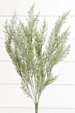 Decorator's Warehouse 18" Snow Cedar Pine Bush > Natural Greenery|Christmas Decor