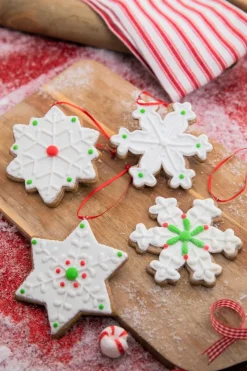 Decorator's Warehouse 4” Snowflake Cookie Ornament > Christmas Ornaments|Christmas Decor