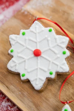 Decorator's Warehouse 4” Snowflake Cookie Ornament > Christmas Ornaments|Christmas Decor