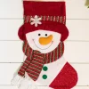 Decorator's Warehouse 21” Snowman Stocking > Christmas Textiles|Christmas Decor