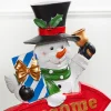 Decorator's Warehouse 36” Snowmen with Welcome Sign > North Pole Party|Christmas Resin