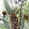 Decorator's Warehouse 28" Snowy Pinecone & Berry Spray > Winter Woodland|2026 New Additions