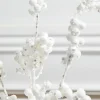 Decorator's Warehouse 18” Snowy White Glitter Dew Berry Christmas Spray > White Christmas|Christmas Sprays