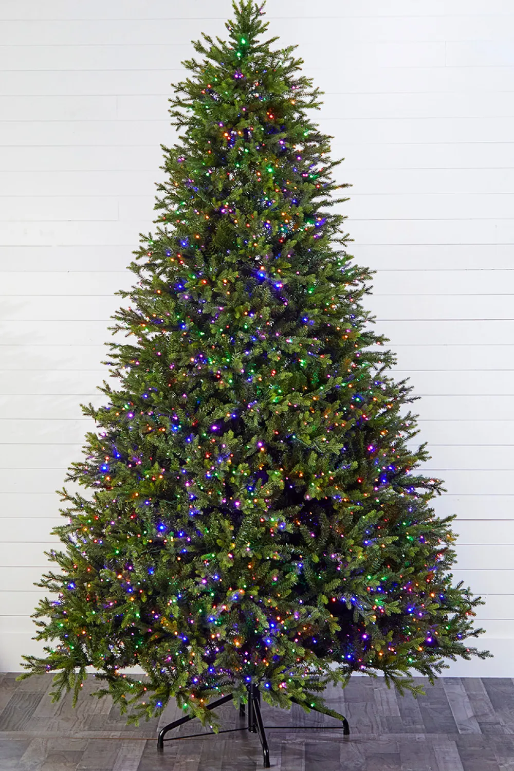 Decorator's Warehouse 10' Southern Fir with 3000 3mm Lights > Green|Color Changing