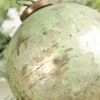 Decorator's Warehouse 4" Spruce Antique Foil Glass Etched Ball Ornament > Christmas Decor|Christmas Ornaments