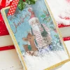 Decorator's Warehouse 5" Square Snowglobe Santa Ornament > Christmas Ornaments|Christmas Decor