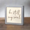 Decorator's Warehouse 9" Square White Wood Plaque with LED Lights > Christmas Decor|Fun Gifts