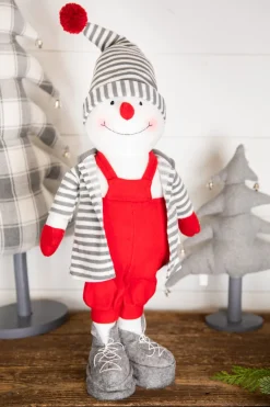 Decorator's Warehouse 20” Standing Snowman Figure > Sale|Christmas Accents