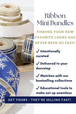 Decorator's Warehouse Starry Night Ribbon Mini Bundle > Kristin'S Picks|Christmas Ribbon