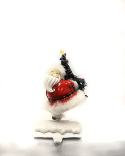 Decorator's Warehouse 8.75" Stocking HD Santa > Traditional